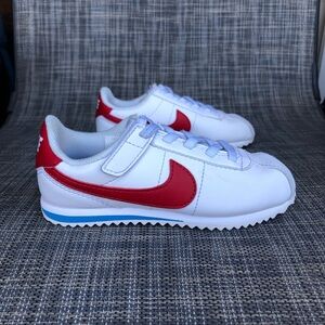 Nike Cortez EasyOn Little Kids' Shoes Leather Sneakers Unisex size 9